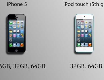 ماذا تختار بين iPhone 5 وiPod touch 5G ؟